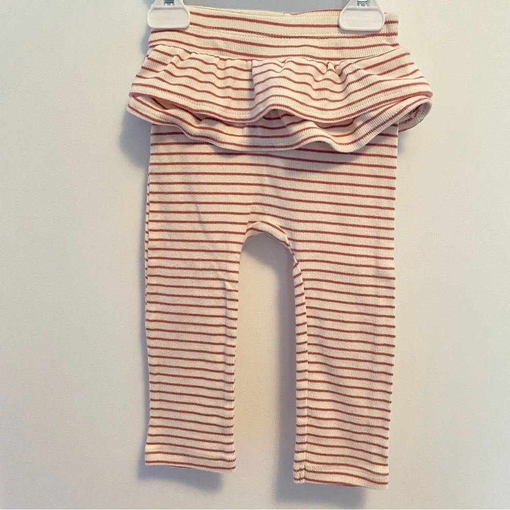 Carter's Baby Girl's Long Sleeve Bodysuit & Ruffle Pants Set Size 18 Months